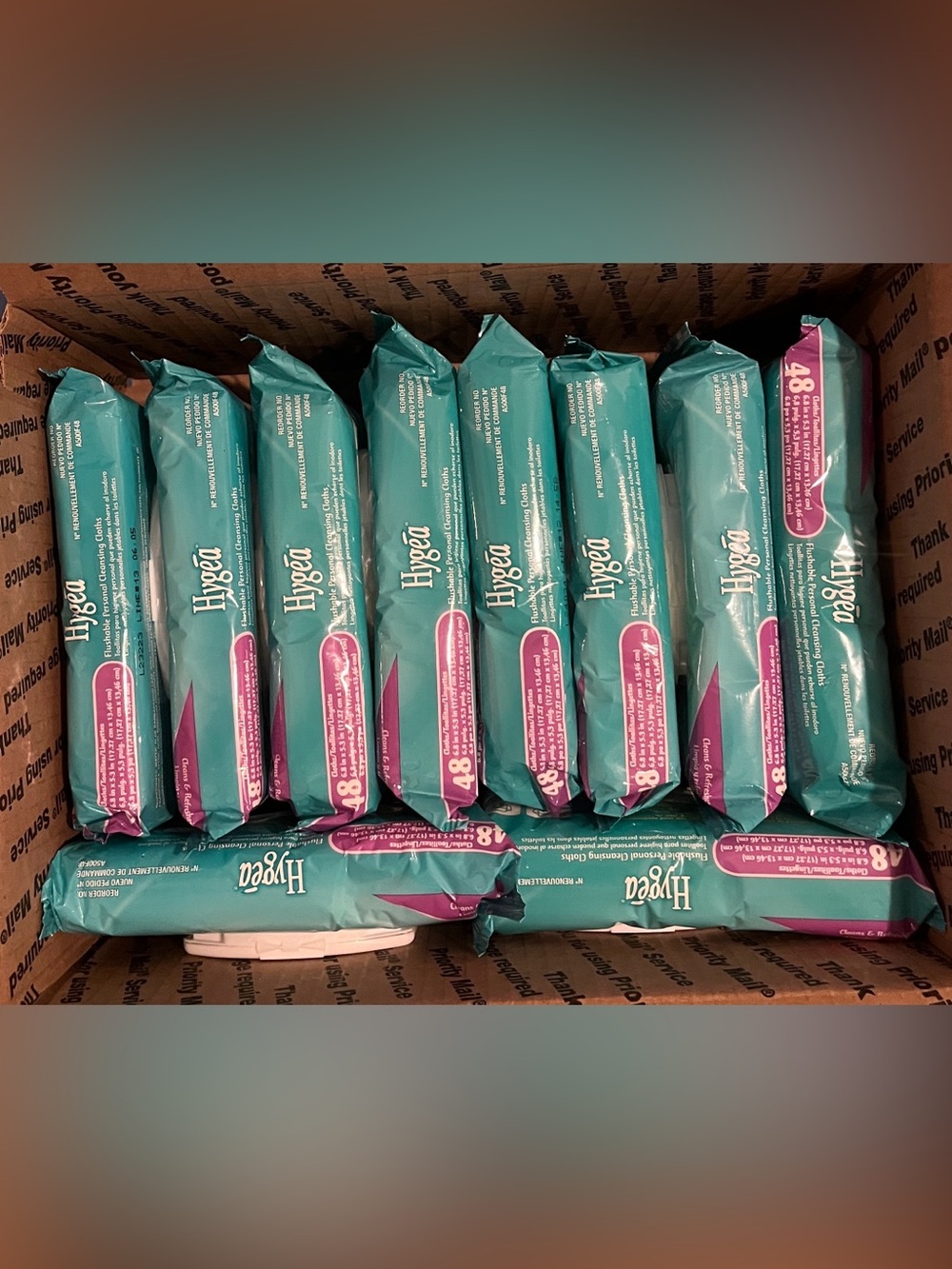 Hygea Flushable Personal Cleansing Cloths - 10 Pk/ 48 Count